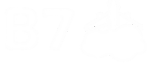 Logo B7 Branca Transparente